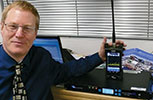 Bird Technology’s Mike Gathergood in SA for the launch of the new Channel Power Monitor.